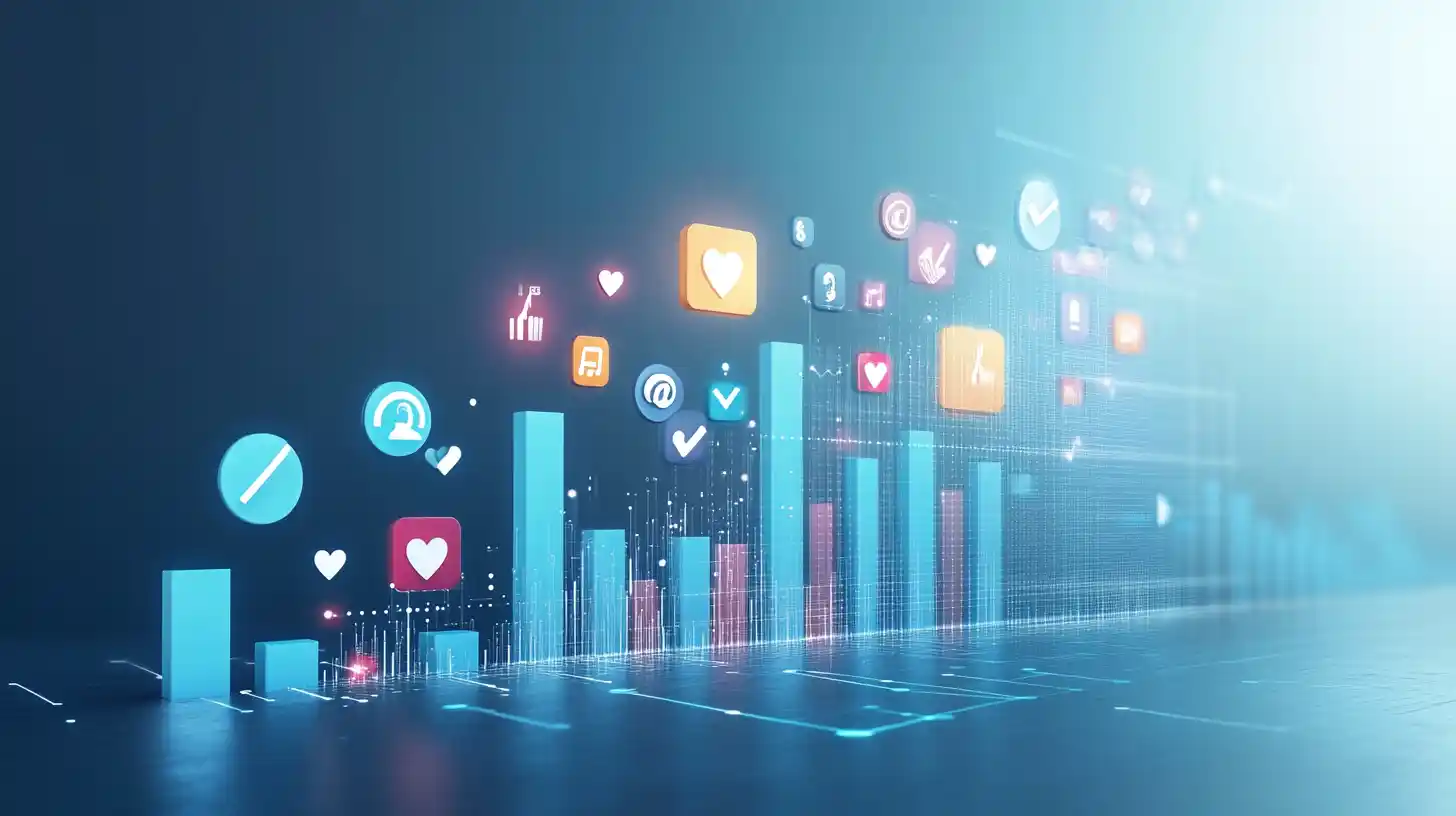 Visuel illustrant les avantages de suivre les conseils de Deviens Numérique, tels que la croissance de la visibilité en ligne, l'engagement sur les réseaux sociaux, et le renforcement de la marque