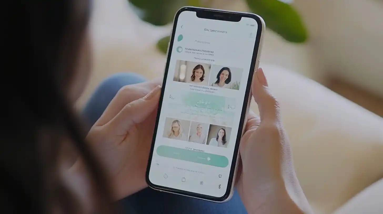 Mur Instagram montrant des posts de coachs et de thérapeutes avec des citations, des conseils bien-être, et des témoignages clients